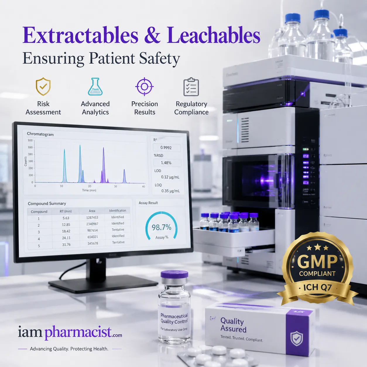 Extractables and Leachables Testing for Pharmaceutical Packaging
