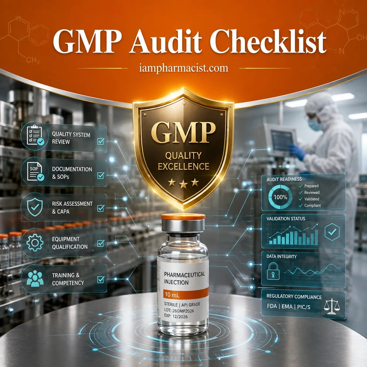GMP Audit Preparation Checklist for Pharma (2026)